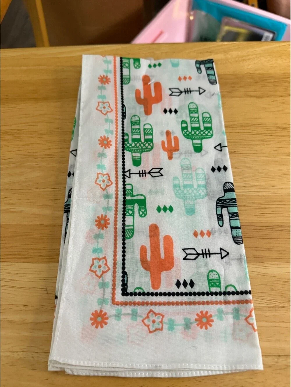 Green Cactus Bandana